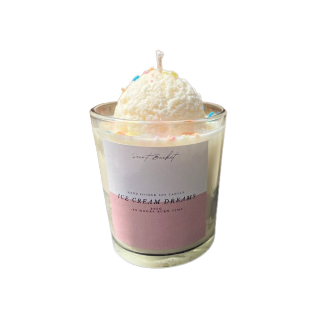 Ice Cream Dreams Candle Scent Bucket